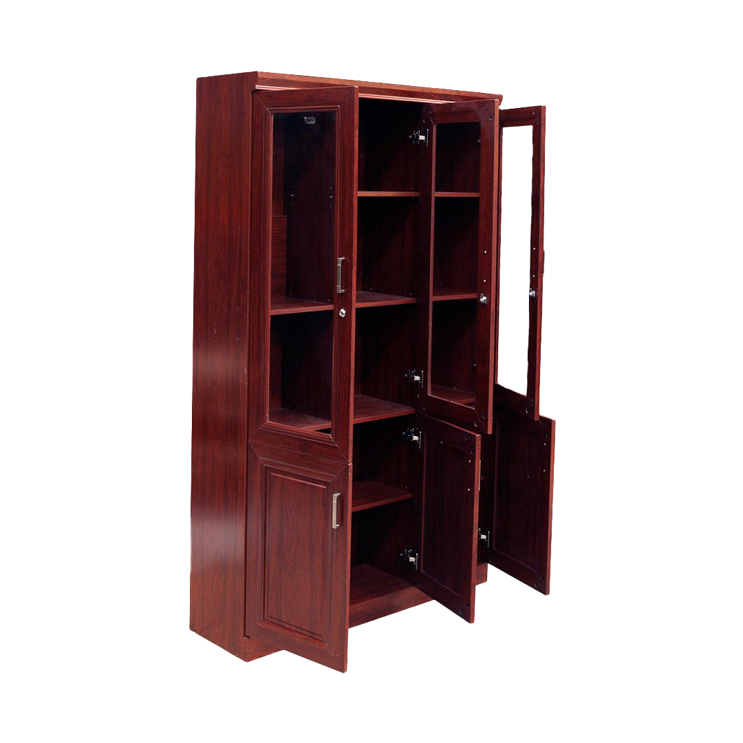 3-Door Wooden Office Shelf (200x120x40 cm)